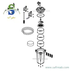فیلتر سطلی تصفیه آب اسپیس اکو 100 سیچه
