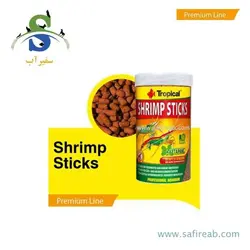 غذای شریمپ استیک میگو و سخت پوستان تروپیکال