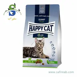 غذای خشک سوپر پرمیوم گربه حاوی گوشت بره (1300 گرم) هپی کت
