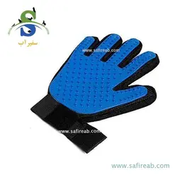 دستکش ماساژ و پرزگیر سگ و گربه دی پی اس