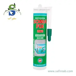 چسب آکواریوم مشکی سومافیکس