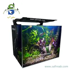 آکواریوم آماده با سامپ داخلی و سیستم نور مدل CB-600F سوبو