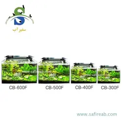 آکواریوم آماده با سامپ داخلی و سیستم نور مدل CB-600F سوبو