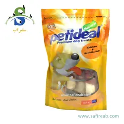 غذای تشویقی سگ مدل رولی سایز بزرگ با طعم مرغ (100 گرم) پتی دیل