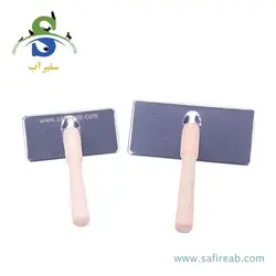 برس گره بازکن کوچک با دسته چوبی مخصوص سگ و گربه و جوندگان