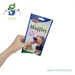 تشویقی وافل سگ با طعم مرغ (100 گرم) تریکسی