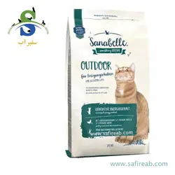 غذای خشک گربه خارج از خانه (400گرم) سانابل