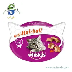 تشویقی مغزدار گربه مدل آنتی هیربال (50 گرم) ویسکاس
