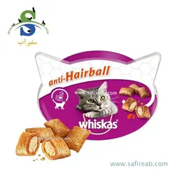 تشویقی مغزدار گربه مدل آنتی هیربال (50 گرم) ویسکاس