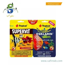 پک غذای پولکی میکس سوپر ویت و تنظیم کننده آب 12 گرم تروپیکال