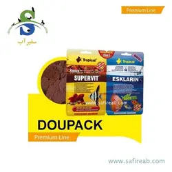 پک غذای پولکی میکس سوپر ویت و تنظیم کننده آب 12 گرم تروپیکال