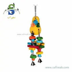 اسباب بازی پرنده مدل آویز خوشه ای زنگوله دار کد 1136 اوشکایا