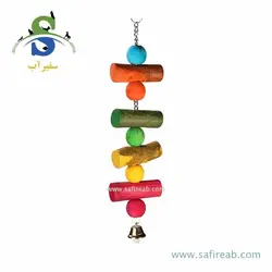 اسباب بازی پرنده مدل آویز گوی و استوانه زنگوله دار کد 1052 اوشکایا