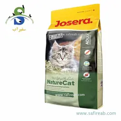 غذای خشک مدل نیچرکت بدون غلات مخصوص گربه بالغ و بچه گربه بالای 6 ماه (400 گرم) جوسرا