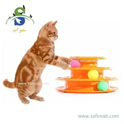 اسباب بازی 3 توپ مارپیچ مخصوص گربه یونیورسال