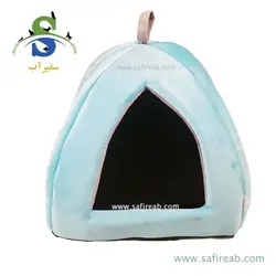 جای خواب سه گوش سگ و گربه (مدل چادر) ام دی اس