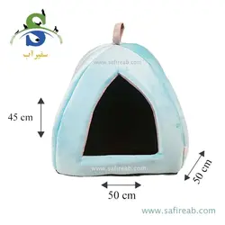 جای خواب سه گوش سگ و گربه (مدل چادر) ام دی اس