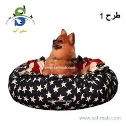 جای خواب مدل جمع شو سگ و گربه در 3 طرح مختلف (سایز L ، S) چانگ لیر