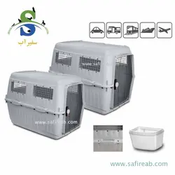 باکس حمل مسافرتی دارای محفظه هوا و درب فلزی سایز 7 (BRACCO TRAVEL Size 7) ام پی برگامو
