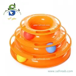 اسباب بازی 3 توپ مارپیچ مخصوص گربه کارنو