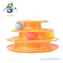 اسباب بازی 3 توپ مارپیچ مخصوص گربه کارنو