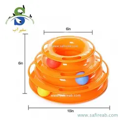 اسباب بازی 3 توپ مارپیچ مخصوص گربه کارنو