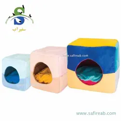 جای خواب دو کاره مخمل سگ و گربه (سایز S,M,L) دی پی اس