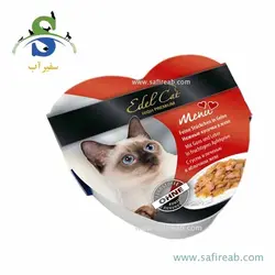 کنسرو گربه حاوی جگر مرغابی در سس سیب (100 گرم) ایدل
