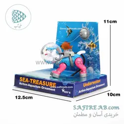 سنگ هوا متحرک دکوری سگ غواص