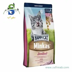 غذای خشک گربه مدل مینکاس مخصوص گربه عقیم شده (10 کیلوگرم) هپی کت