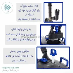 فیلتر سطلی هایدرا ۱۸۰۰ کاتاپیور دار کد EF-127 اوشن فری