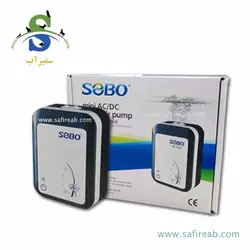 پمپ هوا شارژی ۲ خروجی usb دار 4000 سوبو