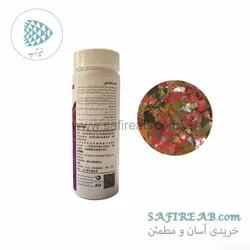 غذای پولکی رنگدانه ماهیان گیاه خوار آبزی پروران