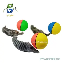 اسباب بازی توپ تعادلی و متحرک با آویز عروسک برای سگ و گربه چانگ لیر