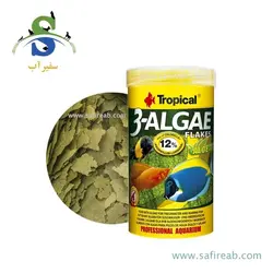 غذای پولکی 3 جلبکه و آلوئه ورا تروپیکال