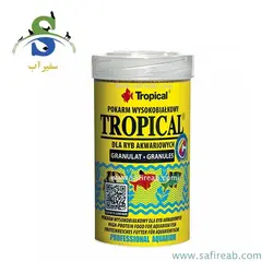 غذای گرانولی پوکارم تروپیکال ماهیان آب شیرین تروپیکال