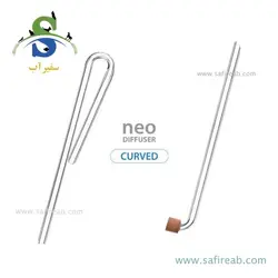 دفیوزر CO2 لوله خم سایز تاینی SS آکوا ریو نئو