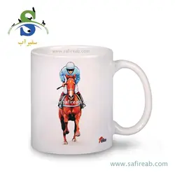 ماگ سرامیکی طرح اسب کورس پیتکو