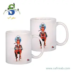 ماگ سرامیکی طرح اسب کورس پیتکو