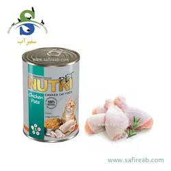 کنسرو گربه پته مرغ (425 گرم) نوتری پت