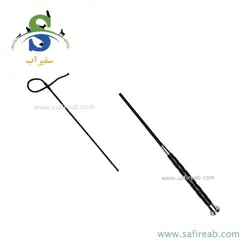 شلاق درساژ دسته استیل سوارکاری