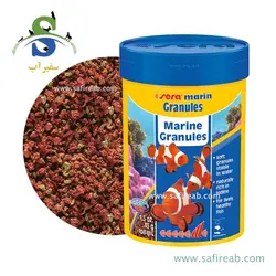 غذای ماهی آب شور مارین گرانول (100 ، 500 ، 1000 میل) سرا