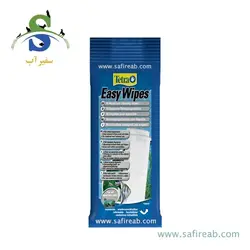 دستمال مرطوب نظافت آکواریوم ایزی وایپ تترا