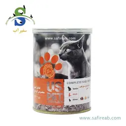 کنسرو گربه بالغ حاوی گوشت مرغ، کدو تنبل و سنبل الطیب یو اس پت