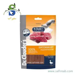 تشویقی سگ مدل نواری فیله سینه اردک دکتر کلادرز