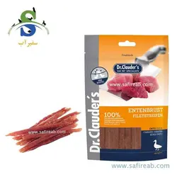 تشویقی سگ مدل نواری فیله سینه اردک دکتر کلادرز