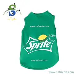 رکابی سگ و گربه طرح Sprite (سایز XL ، L ، M) رکسی