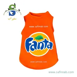 رکابی سگ و گربه طرح Fanta (سایز XL ، L ، M) رکسی