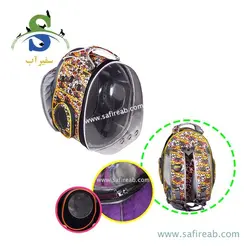 کیف حمل فضایی جلو شفاف پشت ساده مدل Shine-S سگ و گربه و جوندگان دنیل - فروشگاه اینترنتی سفیرآب