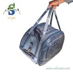 کیف حمل دو طرف شفاف و تخت مدل Zebra سگ و گربه و جوندگان دنیل - فروشگاه اینترنتی سفیرآب